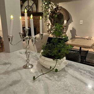 SOLD Sterling Silver Candelabra